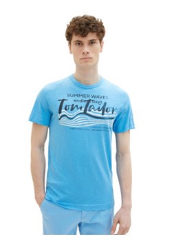 Tom Tailor T-Shirt 1036322 Błękitny Regular Fit ze sklepu MODIVO w kategorii T-shirty męskie - zdjęcie 172165813
