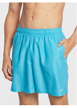 Nike Szorty kąpielowe Volley NESSA559 Błękitny Regular Fit ze sklepu MODIVO w kategorii Kąpielówki - zdjęcie 172166052