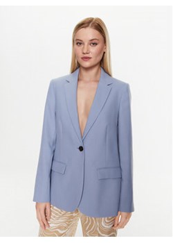 Calvin Klein Marynarka Essential Tailored K20K205187 Błękitny Regular Fit ze sklepu MODIVO w kategorii Marynarki damskie - zdjęcie 172166502
