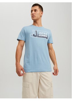 Jack&Jones T-Shirt Logan 12228078 Błękitny Standard Fit ze sklepu MODIVO w kategorii T-shirty męskie - zdjęcie 172166643