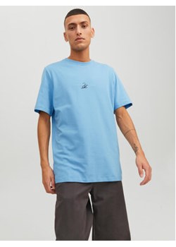 Jack&Jones T-Shirt Joshua 12228237 Błękitny Standard Fit ze sklepu MODIVO w kategorii T-shirty męskie - zdjęcie 172166654