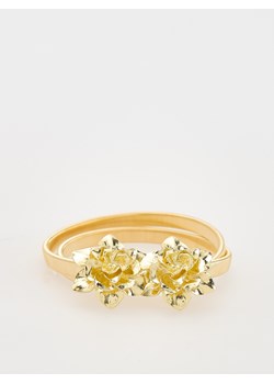 Reserved - Pasek z ozdobnym kwiatem - złoty ze sklepu Reserved w kategorii Paski damskie - zdjęcie 172167894