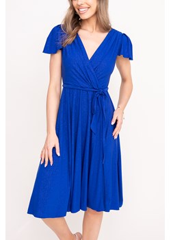 Chabrowa Sukienka brokatowa GENVELI ze sklepu TONO w kategorii Sukienki - zdjęcie 172168060