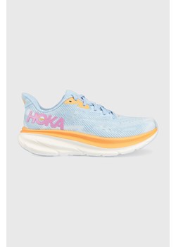 Hoka One One buty do biegania Clifton 9 kolor niebieski 1127896 ze sklepu ANSWEAR.com w kategorii Buty sportowe damskie - zdjęcie 172170382