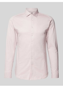 Koszula biznesowa o kroju slim fit z kołnierzykiem typu kent ze sklepu Peek&Cloppenburg  w kategorii Koszule męskie - zdjęcie 172171213