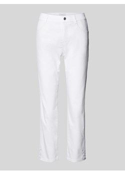 Jeansy z prostą nogawką o skróconym kroju model ‘Cici’ ze sklepu Peek&Cloppenburg  w kategorii Jeansy damskie - zdjęcie 172171354