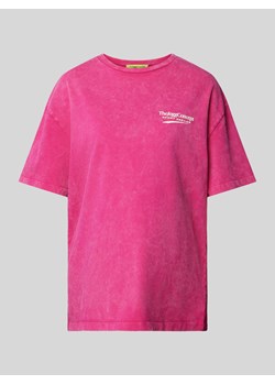 T-shirt z nadrukiem z logo ze sklepu Peek&Cloppenburg  w kategorii Bluzki damskie - zdjęcie 172171444