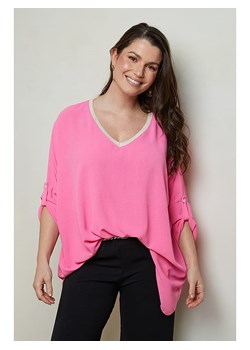 Curvy Lady Bluzka w kolorze różowym ze sklepu Limango Polska w kategorii Bluzki damskie - zdjęcie 172171943