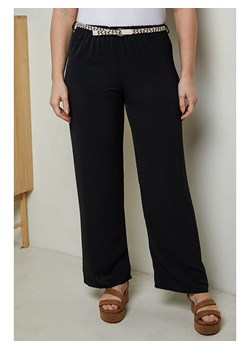 Curvy Lady Spodnie w kolorze czarnym ze sklepu Limango Polska w kategorii Spodnie damskie - zdjęcie 172171953