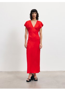 Reserved - Sukienka z wiskozy - czerwony ze sklepu Reserved w kategorii Sukienki - zdjęcie 172173920