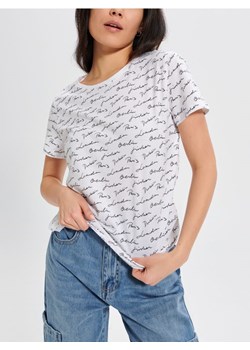 Sinsay - Koszulka z nadrukiem - biały ze sklepu Sinsay w kategorii Bluzki damskie - zdjęcie 172174122