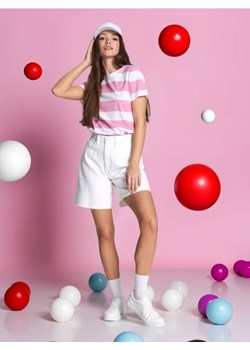 Sinsay - Koszulka z nadrukiem - różowy ze sklepu Sinsay w kategorii Bluzki damskie - zdjęcie 172174124
