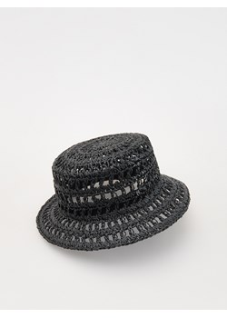 Reserved - Pleciony kapelusz bucket - czarny ze sklepu Reserved w kategorii Kapelusze damskie - zdjęcie 172176214
