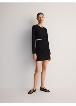Reserved - Sukienka mini z wycięciem - czarny ze sklepu Reserved w kategorii Sukienki - zdjęcie 172176672