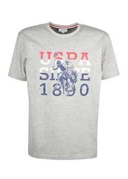 U.S. Polo Assn. Koszulka w kolorze szarym ze sklepu Limango Polska w kategorii T-shirty męskie - zdjęcie 172177424