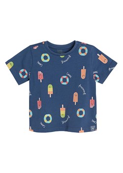 COOL CLUB Koszulka w kolorze granatowym ze wzorem ze sklepu Limango Polska w kategorii Koszulki niemowlęce - zdjęcie 172177520
