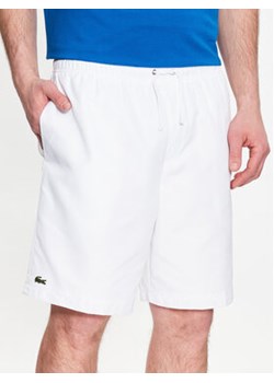 Lacoste Szorty tenisowe GH353T Biały Regular Fit ze sklepu MODIVO w kategorii Spodenki męskie - zdjęcie 172178213