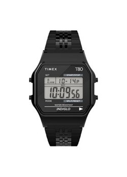 Timex Zegarek T80 TW2R79400 Czarny ze sklepu MODIVO w kategorii Zegarki - zdjęcie 172178331