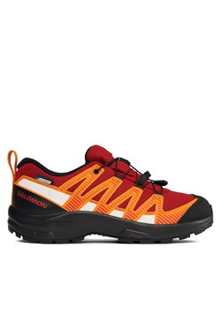 Sneakersy Salomon Xa Pro V8 Climasalomon™ Waterproof L47283800 Czerwony ze sklepu eobuwie.pl w kategorii Buty trekkingowe dziecięce - zdjęcie 172178834