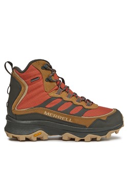 Sneakersy Merrell Moab Speed Thermo Mid Wp J066917 Pomarańczowy ze sklepu eobuwie.pl w kategorii Buty trekkingowe męskie - zdjęcie 172178930
