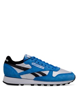 Sneakersy Reebok Classic Leather 100075297 Blue ze sklepu eobuwie.pl w kategorii Buty sportowe męskie - zdjęcie 172178970