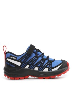 Sneakersy Salomon Xa Pro V8 Cswp K 471263 04 W0 Niebieski ze sklepu eobuwie.pl w kategorii Buty trekkingowe dziecięce - zdjęcie 172179122