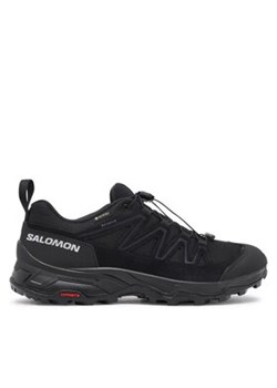 Salomon Sneakersy X Ward Leather GORE-TEX L47182300 Czarny ze sklepu MODIVO w kategorii Buty trekkingowe męskie - zdjęcie 172179574