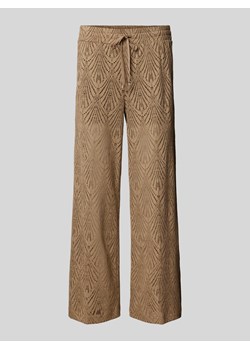 Spodnie z haftem angielskim model ‘CLARA’ ze sklepu Peek&Cloppenburg  w kategorii Spodnie damskie - zdjęcie 172182602