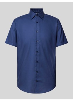 Koszula biznesowa o kroju regular fit z delikatnie fakturowanym wzorem ze sklepu Peek&Cloppenburg  w kategorii Koszule męskie - zdjęcie 172182700