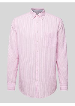 Koszula casualowa ze wzorem w paski i kołnierzykiem typu button down ze sklepu Peek&Cloppenburg  w kategorii Koszule męskie - zdjęcie 172182781