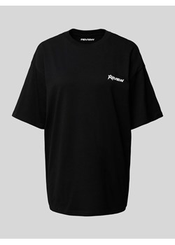 T-shirt o kroju oversized z nadrukiem z logo ze sklepu Peek&Cloppenburg  w kategorii Bluzki damskie - zdjęcie 172182862