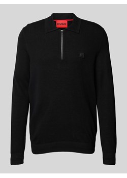 Koszulka polo z krótkim zamkiem błyskawicznym model ‘Sastor’ ze sklepu Peek&Cloppenburg  w kategorii T-shirty męskie - zdjęcie 172183012