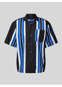Koszula casualowa ze wzorem w paski i kieszenią na piersi model ‘Eligino’ ze sklepu Peek&Cloppenburg  w kategorii Koszule męskie - zdjęcie 172183020