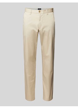 Spodnie z delikatną fakturą i wpuszczanymi kieszeniami ze sklepu Peek&Cloppenburg  w kategorii Spodnie męskie - zdjęcie 172183162
