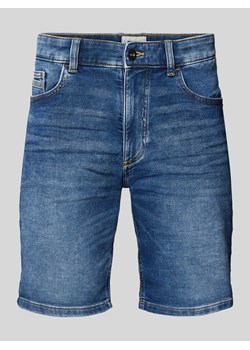 Szorty jeansowe o kroju slim fit z 5 kieszeniami ze sklepu Peek&Cloppenburg  w kategorii Spodenki męskie - zdjęcie 172183192