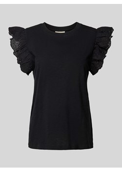 T-shirt w jednolitym kolorze model ‘Azing’ ze sklepu Peek&Cloppenburg  w kategorii Bluzki damskie - zdjęcie 172183223