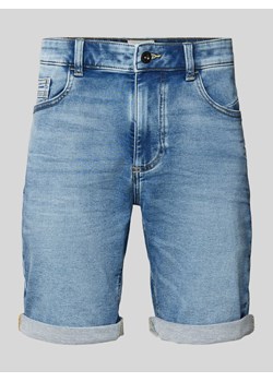 Szorty jeansowe o kroju slim fit z 5 kieszeniami ze sklepu Peek&Cloppenburg  w kategorii Spodenki męskie - zdjęcie 172183292