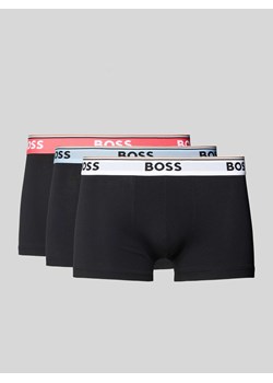Obcisłe bokserki z elastycznym paskiem z logo w zestawie 3 szt. ze sklepu Peek&Cloppenburg  w kategorii Majtki męskie - zdjęcie 172183323