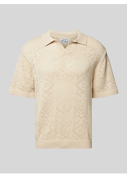 Koszulka polo z dekoltem w serek ze sklepu Peek&Cloppenburg  w kategorii T-shirty męskie - zdjęcie 172183372