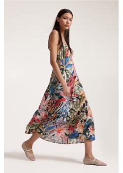 H & M - Długa sukienka z tasiemką do ściągania - Czarny ze sklepu H&M w kategorii Sukienki - zdjęcie 172183461
