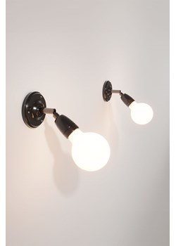 H & M - Dwa Porcelanowe Kinkiety Z Żarówką - Czarny ze sklepu H&M w kategorii Lampy ścienne - zdjęcie 172183591