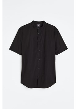 H & M - Bawełniana koszula Muscle fit - Czarny ze sklepu H&M w kategorii Koszule męskie - zdjęcie 172183620