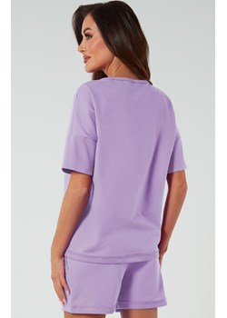 Bluzka damska z krótkim rękawem liliowa Madri, Kolor liliowy, Rozmiar XL, Italian Fashion ze sklepu Primodo w kategorii Bluzki damskie - zdjęcie 172184322