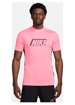 Męska koszulka piłkarska z krótkim rękawem Dri-FIT Nike Academy - Różowy ze sklepu Nike poland w kategorii T-shirty męskie - zdjęcie 172184641