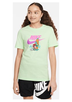 T-shirt dla dużych dzieci Nike Sportswear - Zieleń ze sklepu Nike poland w kategorii Bluzki dziewczęce - zdjęcie 172184671