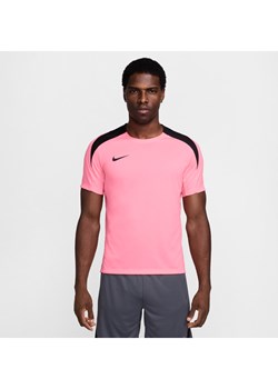 Męska koszulka piłkarska z krótkim rękawem Dri-FIT Nike Strike - Różowy ze sklepu Nike poland w kategorii T-shirty męskie - zdjęcie 172184694