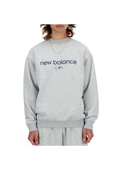 Bluza New Balance MT41597AGT - szara ze sklepu streetstyle24.pl w kategorii Bluzy męskie - zdjęcie 172184971