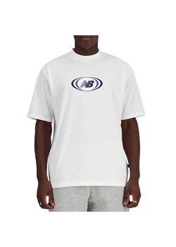 Koszulka New Balance MT41600WT - biała ze sklepu streetstyle24.pl w kategorii T-shirty męskie - zdjęcie 172184972