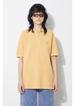 Lacoste polo bawełniane kolor pomarańczowy gładki PH3450 S0I ze sklepu PRM w kategorii T-shirty męskie - zdjęcie 172185004