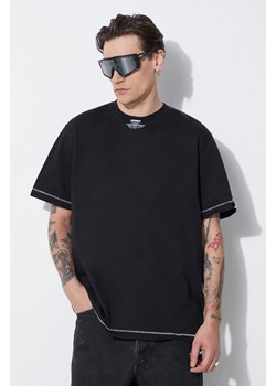 Ader Error t-shirt Tee męski kolor czarny gładki BN01SSTS0103 ze sklepu PRM w kategorii T-shirty męskie - zdjęcie 172185471